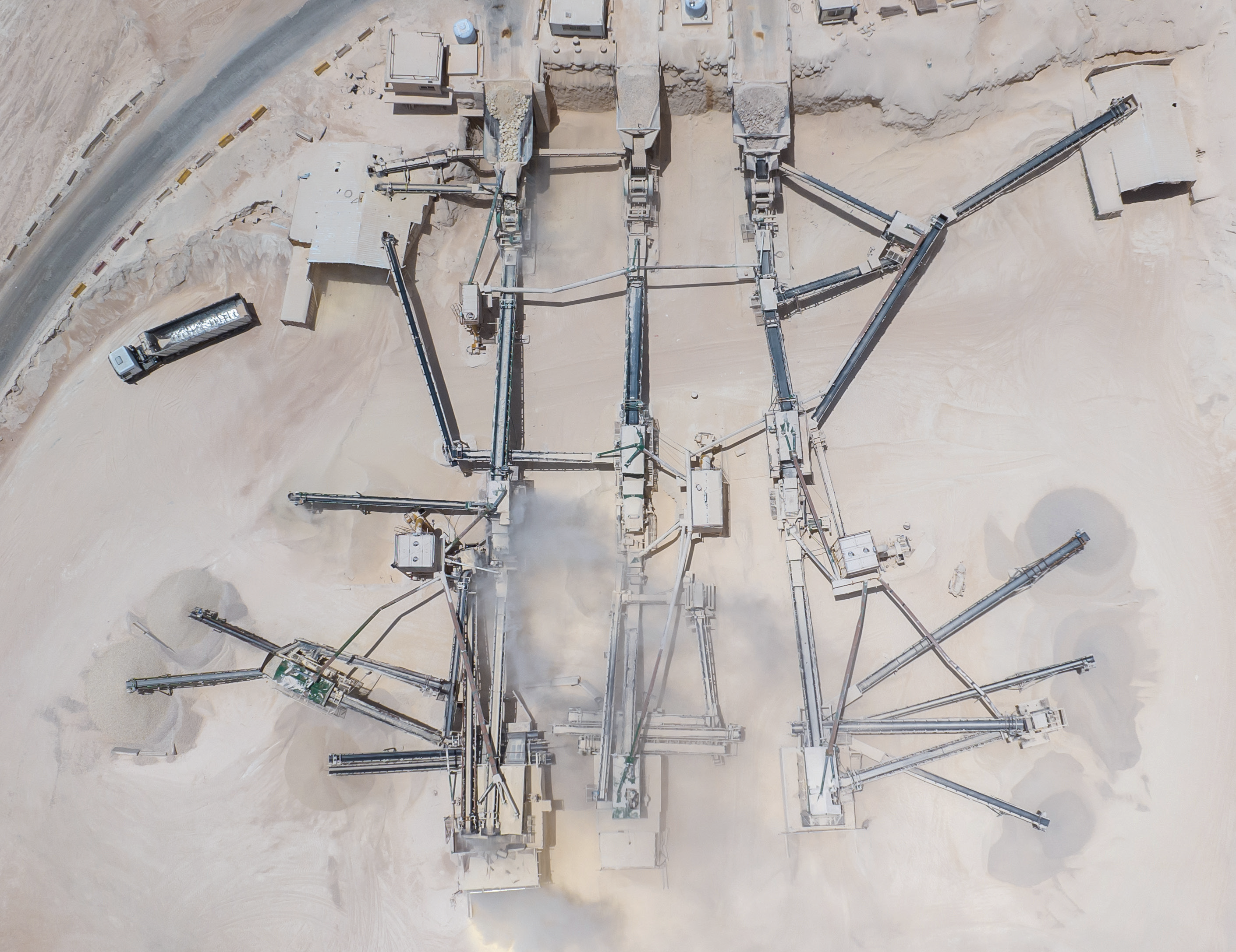 UNIMINE quarry aerial view