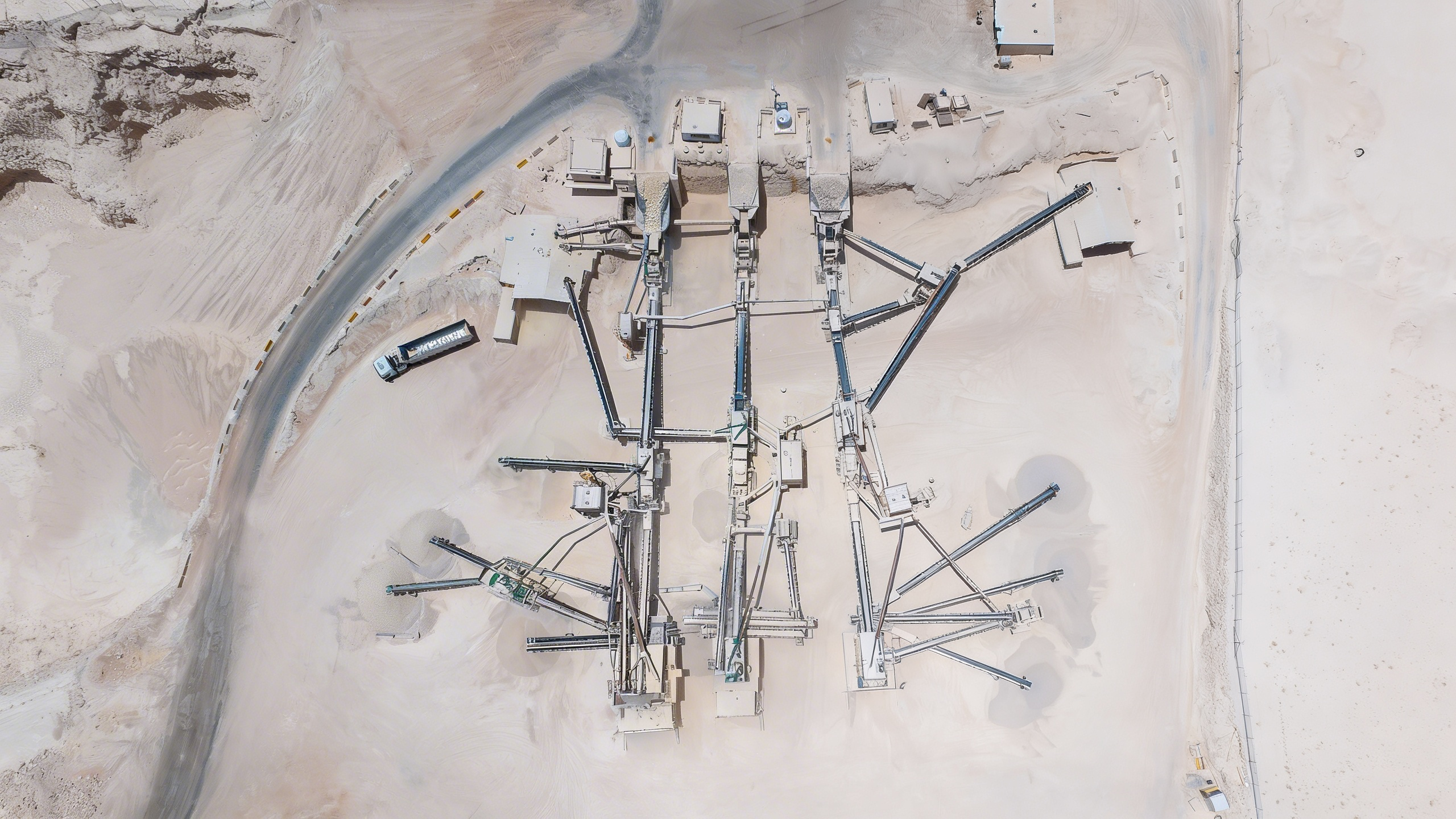 UNIMINE quarry aerial view